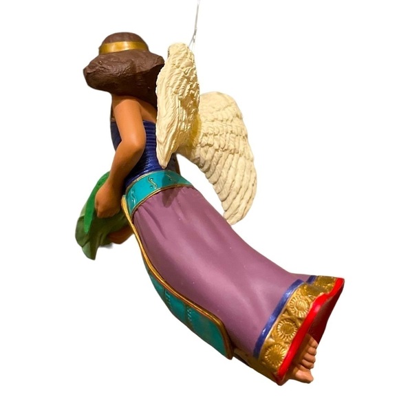 1998  "CELEBRATION OF ANGELS" Kwanzaa Hallmark Ornament Collectible Series #4/4 - Picture 7 of 12